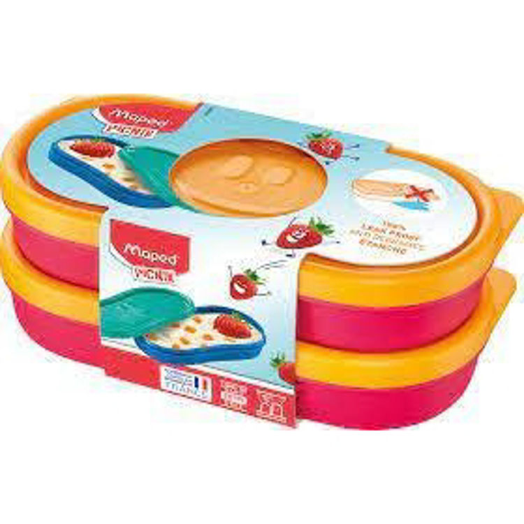 Picture of 9015 MAPED SET OF TWO SNACK BOXES
